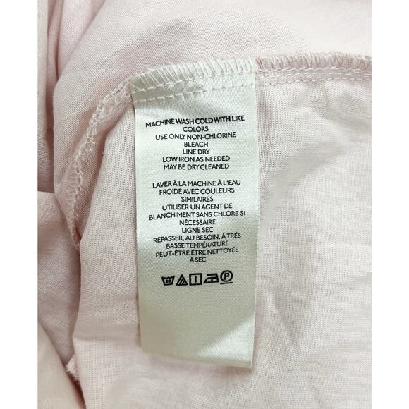 Anthropologie Textured Puff-Sleeve Midi Dress Light Pink Size Medium NEW - Picture 9 of 10